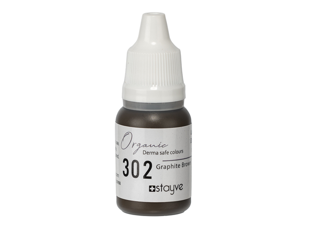 Stayve GRAPHITE BROWN Pigment Sprancene Organic Micropigmentare 10ml, image , 2 image
