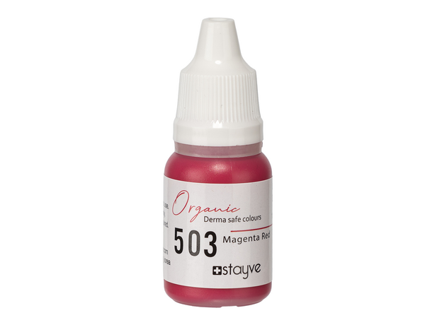 Stayve MAGENTA RED Pigment Buze Organic Micropigmentare 10ml, image , 2 image