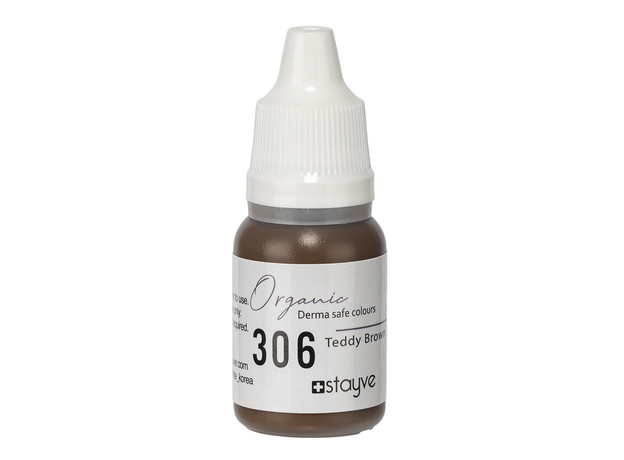 Stayve TEDDY BROWN Pigment Sprancene Organic Micropigmentare 10ml, image , 2 image