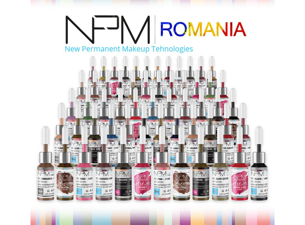 NPM PURPLE Pigment Pleoape Micropigmentare 12ml, image , 4 image