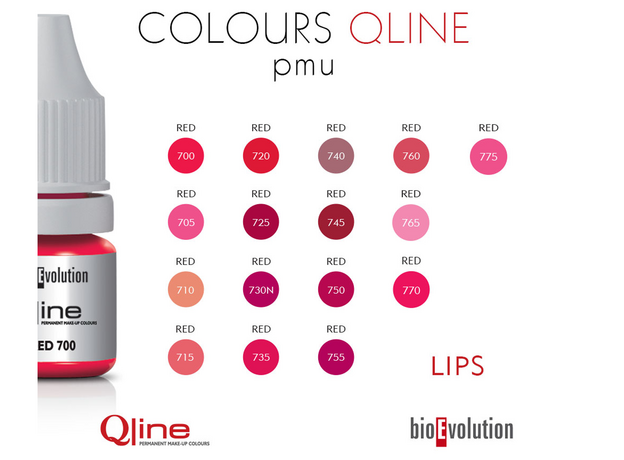 Bioevolution RED 705 Organic Pigment Buze Micropigmentare 5ml, image , 6 image