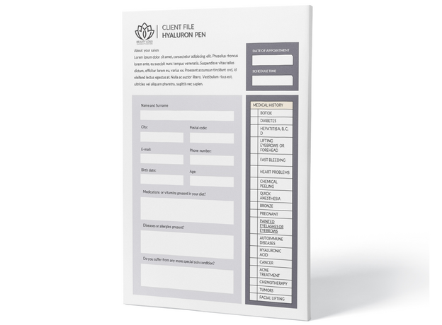 Hyaluron Pen Fișă clienți, image , 2 image