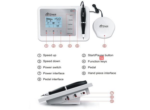 Artmex V9 Aparat Micropigmentare, image , 5 image