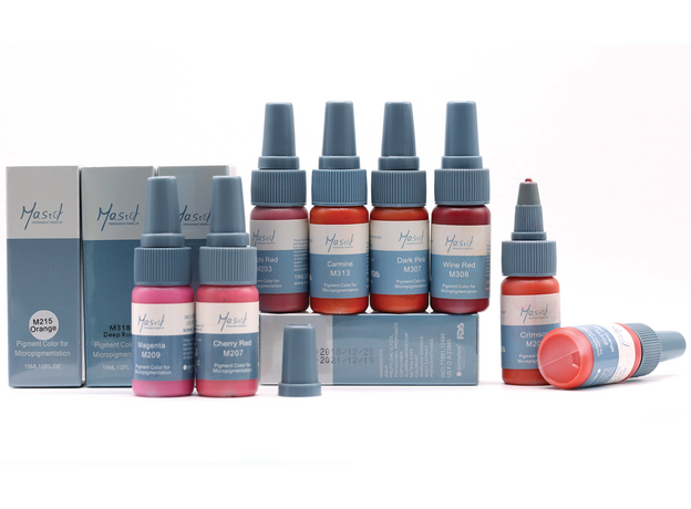 Mastor PURPLISH RED Pigment Buze Micropigmentare 15ml, image , 2 image