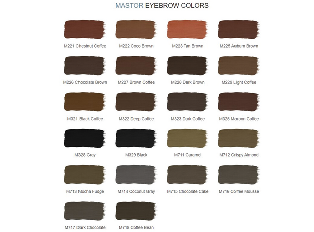 Mastor COCO BROWN Pigment Sprancene Micropigmentare 15ml, image , 5 image