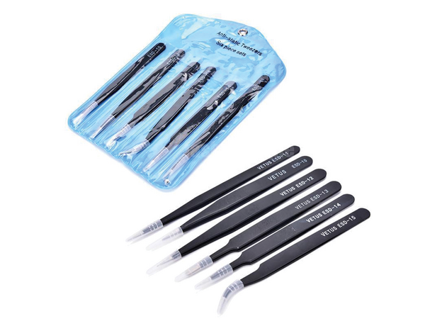 Set pensete din oțel inoxidabil Anti Static, image , 2 image