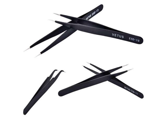 Set pensete din oțel inoxidabil Anti Static, image , 3 image