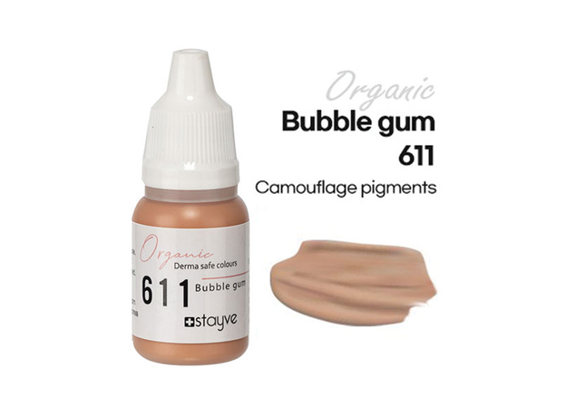 Stayve BUBBLE GUM Pigment Medical Organic Micropigmentare 10ml, image 