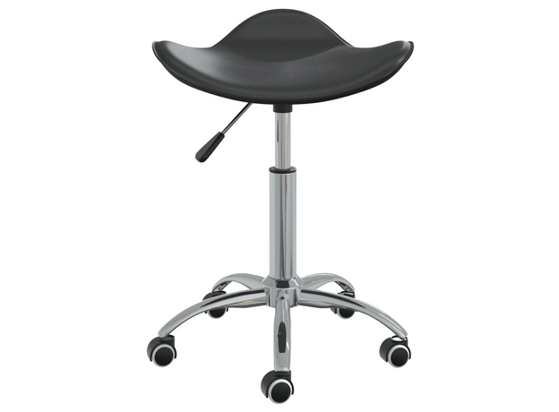 Scaun de salon spa, negru, piele ecologică, image , 2 image