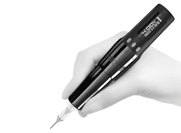 Bellar Air MICROBEAU Black 3.0mm + extra baterie Aparat Micropigmentare, image , 3 image