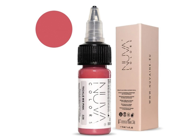 Kwadron Nuva Colors TICKLE ME PINK Pigment Buze Micropigmentare 15ml, image , 2 image