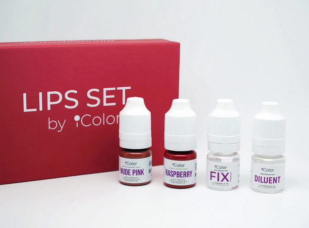 iColor Buze Set Pigmenti Micropigmentare 4x5ml, image , 2 image