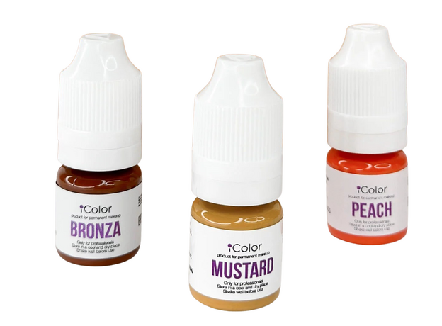 iColor Corectii Set Pigmenti Micropigmentare 3x5ml, image , 2 image