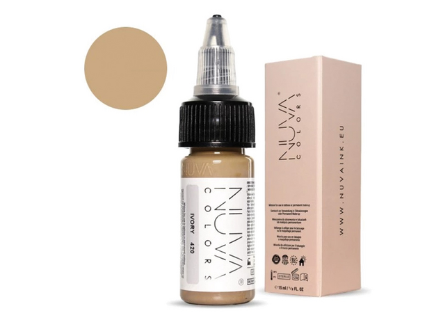 Kwadron Nuva Colors IVORY Pigment Medical Micropigmentare 15ml, image , 2 image