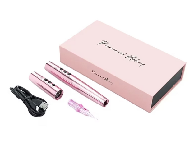 Permanent Makeup Wireless PMU Pen Biomaser Aparat Micropigmentare, image , 2 image
