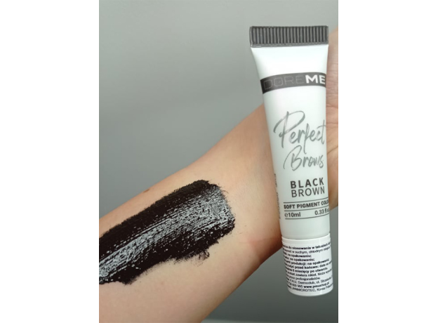 Adoreme Black Brown Pigment lichid Sprancene Micropigmentare 10 ml, image , 2 image