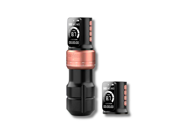 Poseidon – Aparat de Tatuat Wireless Profesional, Motor Japonez, 2300mAh, Stroke Ajustabil, image , 3 image
