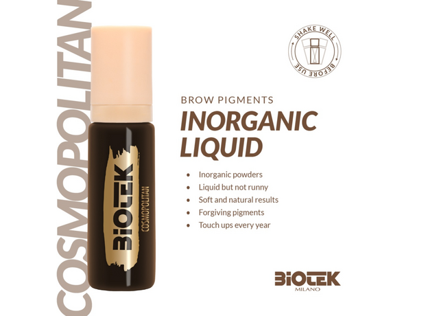 Biotek COSMOPOLITAN Pigment Sprancene Micropigmentare & Microblading 15ml, image , 2 image