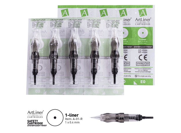 ArtLiner 1RL 0.40mm Cartus Micropigmentare, image , 2 image