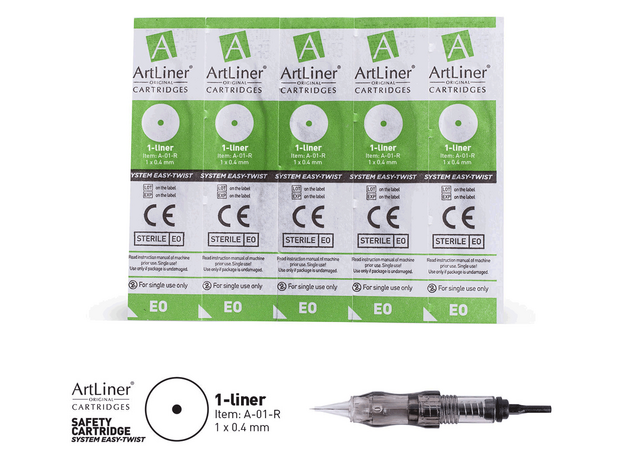 ArtLiner 1RL 0.40mm Cartus Micropigmentare, image , 3 image