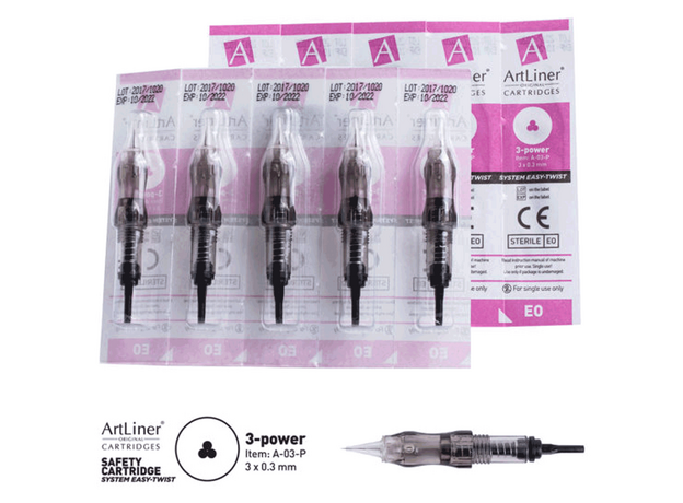 ArtLiner 3 Power 0.30mm Cartus Micropigmentare, image , 2 image