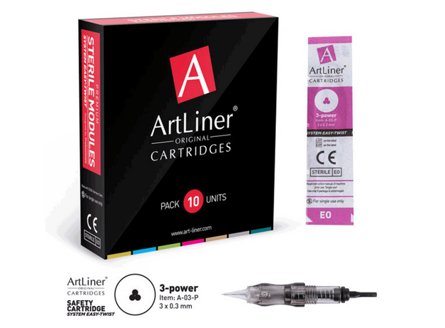 ArtLiner 3 Power 0.30mm Cartus Micropigmentare, image , 4 image