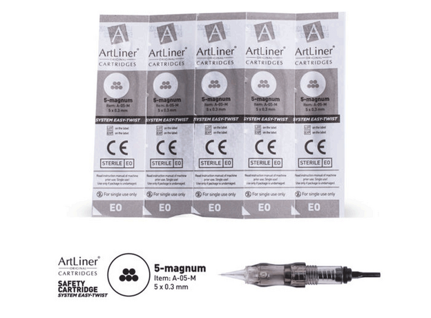 ArtLiner 5 Magnum 0.30mm Cartus Micropigmentare, image , 3 image