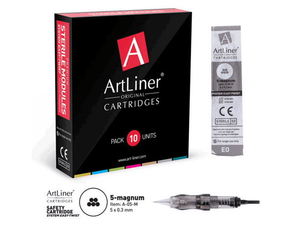 ArtLiner 5 Magnum 0.30mm Cartus Micropigmentare, image , 4 image