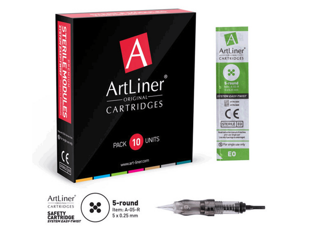 ArtLiner 5RL 0.25mm Cartus Micropigmentare, image , 4 image