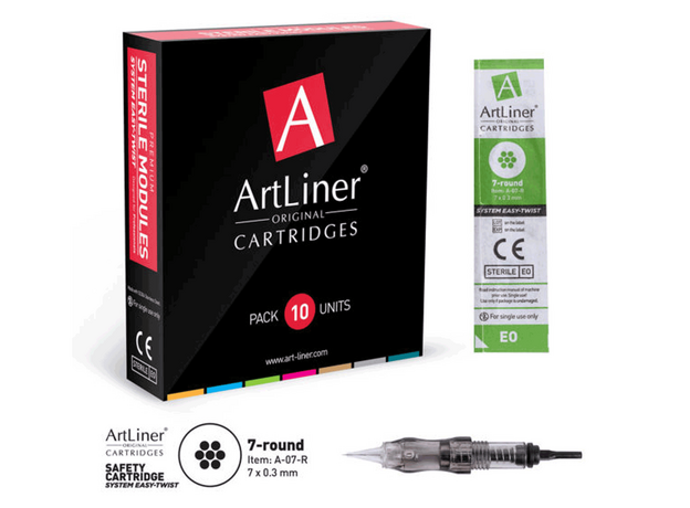 ArtLiner 7RL 0.30mm Cartus Micropigmentare, image , 4 image