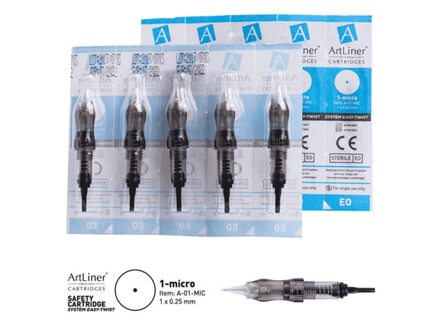 ArtLiner 1Micro 0.25mm Cartus Micropigmentare, image , 2 image