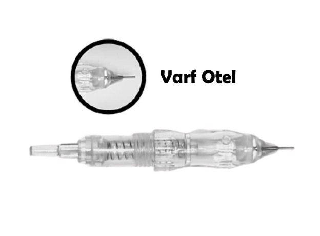 MED+ 1R 0.16mm Ac Cu Tija Metalica si Filet Micropigmentare, image , 2 image