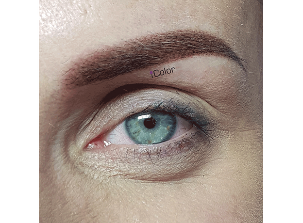 iColor NATURAL BROWN Pigment Sprancene Micropigmentare 10ml, image , 2 image